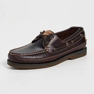 Sperry Men's Mako 2-Eye Canoe Moc Boat Shoes, Amaretto, Size 10.5, MSRP 130